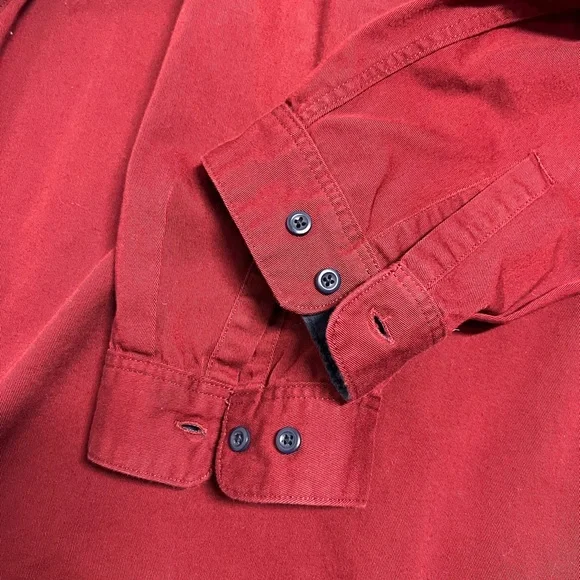 Pategonia XL men’s button up heavy duty shirt maroon/burgundy. - Picture 6 of 11